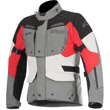 Alpinestars Durban GTX - Chaqueta para hombre, color gris, negro y rojo, talla 50