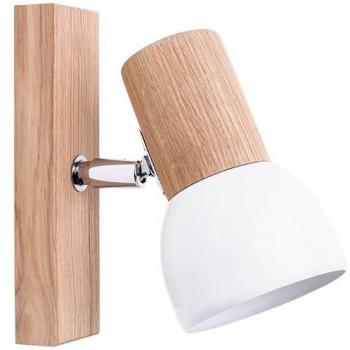 Foco de Pared Svenda - Madera de Roble Aceitado