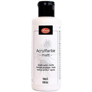 Pintura Acrílica 'Viva Decor' Blanca Mate 82 ml