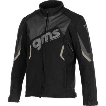 Chaqueta Softshell de Motocicleta GMS Arrow Gris-Negro