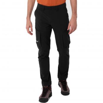Salewa Puez Durastretch Cargo Men's Hiking Pants - Size 46, Black