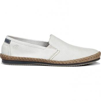 Mocasines de hombre Fluchos 8674 Blanco - Elegancia y comodidad en calzado de piel