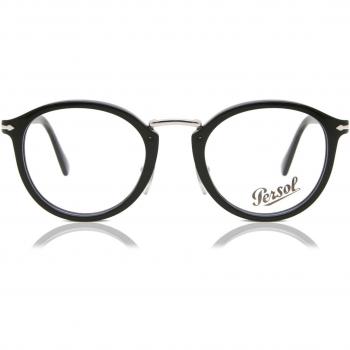 Persol PO 3309V VICO Asian Fit Men's Eyeglasses Black Size 51 - Blue Light Block Available