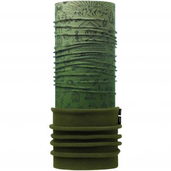 Original Buff 115301.846.10.00 Tubular de Microfibra y Forro Polar, Hombre, Verde, Talla Única