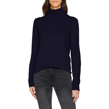 United Colors of Benetton Turtle Neck Sweater, suéter para Mujer, Azul