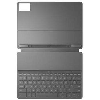 Teclado Folio Lenovo Idea Tab Plus con conexión magnética, diseño ligero y soporte para bolígrafo - Gris Luna