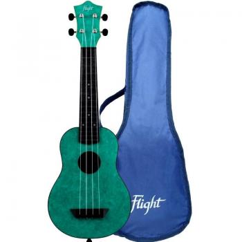 Flight TUS65 Emerald Travel Soprano Ukulele
