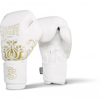 Paffen Sport Lady Golden Dream Mujer Guantes de boxeo, Unisex, Lady Golden Dream, blanco y dorado