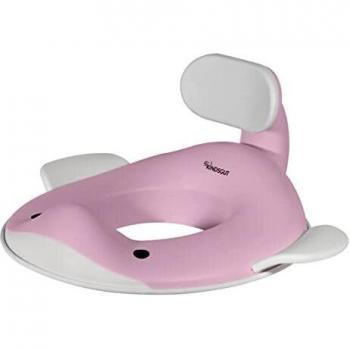 Asiento de Inodoro Infantil Ballena Rosa Pálido Unisex