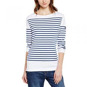 Armor Lux Women's Long Sleeve Striped Sweater Amiral