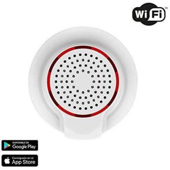 Sirena WiFi de Alta Potencia para Sensores y Alarmas vía Smartphone/App 7hSevenOn Home
