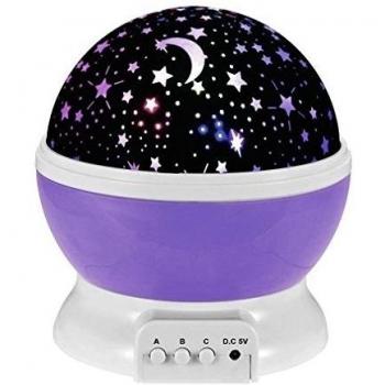 Esonstyle Nueva Generación de 360 Grados de Sol Romántica Noche de la Estrella de la Lámpara de luz de Lámpara Giratoria de Habitaciones para la Noche del Cuarto de Niños Dormitorio para Habitaciones de Niños Niños