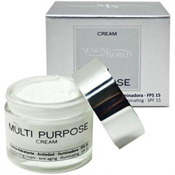 Sesiomworld Crema Facial Multi Purpose Hidratante, Antiedad E Iluminadora 60 ml 1 Unidad 220 g