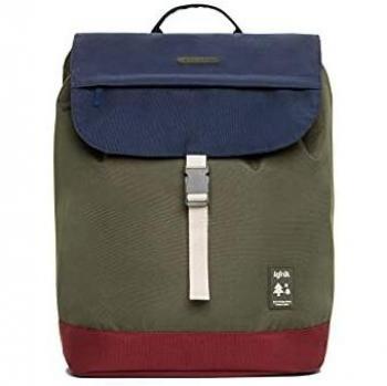 Lefrik - Mochila Scout Casual, Práctica y Segura - Tejido 100% Reciclado - Eco Friendly - Para tu Día a Día o descubrir nuevas ciudades - 19L - Color Multi Navy