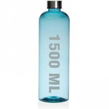 Botella de Agua Versa 1,5 L Azul Acrílico Acero Poliestireno