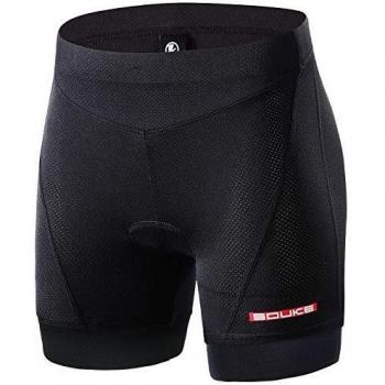 Souke Sports Pantalon Corto Ciclismo Mujer 4D Acolchado, Pantalones Corto Bicicleta Mujer, Pantalones Cortos De Ciclism Transpirables Antideslizante