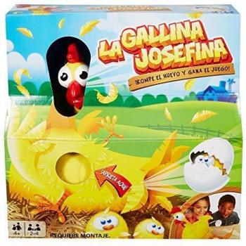 Mattel Games La Gallina Josefina, juego de mesa infantil