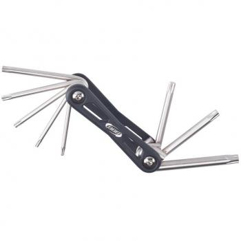BBB 2977454301 Multiherramienta, Multifunktionswerkzeug Torxfold, Schwarz, 8 Funktionen, 2.977.454.301, Negro, 8 Funciones
