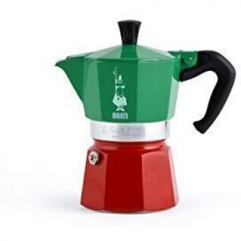 Bialetti - Moka Express Italian Collection: Icónica Cafetera Italiana para Espresso, Auténtico Café Italiano, Cafetera Moka 3 Tazas