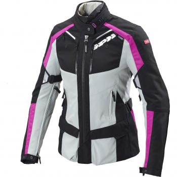 SPIDI d171 – 545- L chaqueta H2OUT 4SEASON Mujer, Negro/Fucsia, Talla L