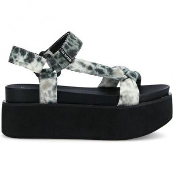 Sandalias Poppy Sunset en tonos cálidos y estampado floral