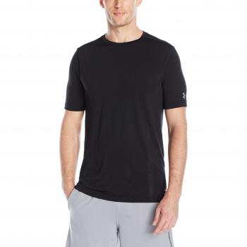 Under Armour UA Camden Seamless SS Camiseta de Manga Corta, Hombre, Negro, M