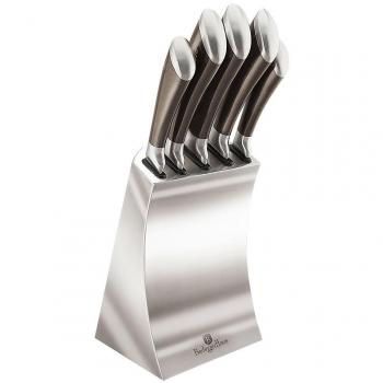 Berlinger Haus Set de cuchillas de 5 piezas con soporte de acero inoxidable, BH-2136