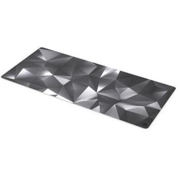 Alfombrilla de Juego Endorfy Crystal Black XL, Negro, Gris y Blanco