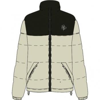 Project X Paris Men's Puffer Jacket - Beige, Size S