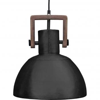 Lámpara Colgante Ashby Ø29cm Negro-Zinc
