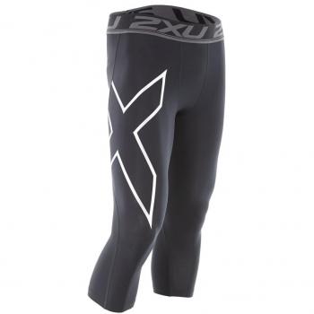 2XU Accelerate Comp Mallas 3/4, Hombre, Negro, 100