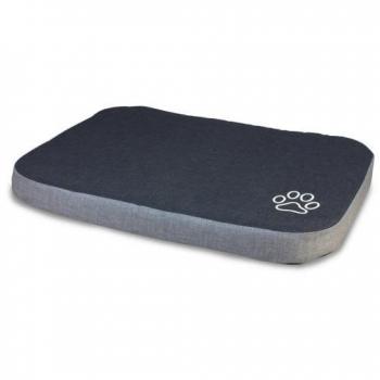 Colchoneta para perro Arquivet Negra y Gris 105 x 70 x 9 cm - Ayuda al descanso de tu mascota - Accesorios para mascotas