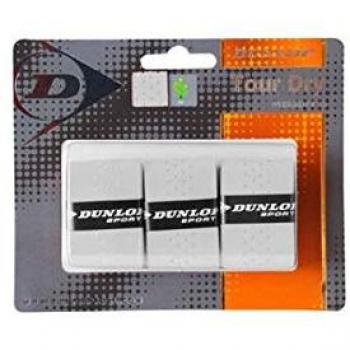 Dunlop Overgrip Tour Dry pack 3 Blanco