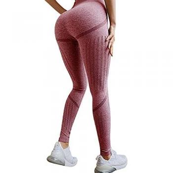 Voqeen Pantalones de Adelgazantes Mujer Leggins Reductores Adelgazantes Leggings de Yoga Tie-Dye Anticeluliticos Cintura Alta Mallas Fitness Push Up para Deporte Mallas