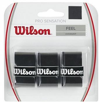 Wilson Pro Sensation, Overgrips Raqueta Unisex Adulto, Negro, 3 Pack
