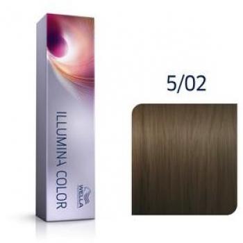 Wella Professionals Illumina Color Permanent Hair Dye 5/02 Natural Light Brown 60ml