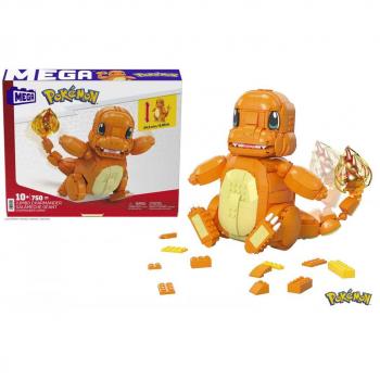 Mega Construx Pokemon Charmander Grande Figura de Bloques de Construcción Coleccionable