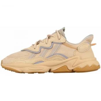 Adidas Ozweego Sneakers - Beige/Light Brown/Solar Red, Men's Size 10.5 US