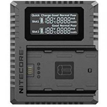 Cargador Dual Nitecore FX3 para baterías Fujifilm NP-W235