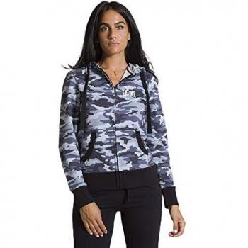 LEONE - Sudadera con Capucha de Mujer 1947 Apparel - Gris Camuflaje