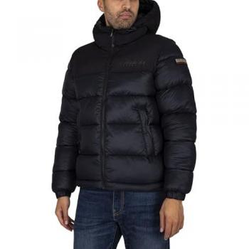 Napapijri Hornelen Black Puffer Jacket - Men's Size M