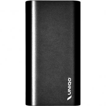 Batería externa UNIQO Polímero de litio 20000 mAh Negra