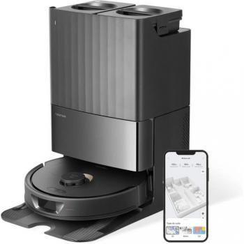 Roborock Q7 Max+ Robot Vacuum and Mop with Auto-Empty Dock Pure, 4200Pa Suction, Black
