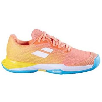 Babolat Jet Mach 3 CLAY Zapatilla Tierra Batida Niños - Albaricoque, Amarillo