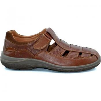 Sandalia Cerrada Hombre Luisetti 13451 Marrón con diseño cerrado, color marrón, suela antideslizante y material de alta calidad