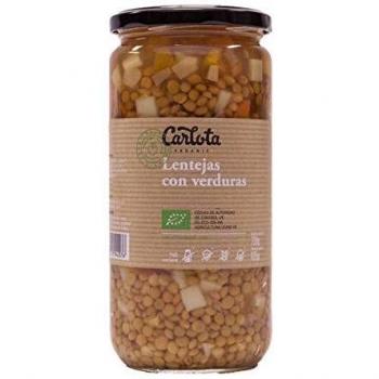 LENTEJAS CON VERDURAS Ecológicas Carlota organic 720gr