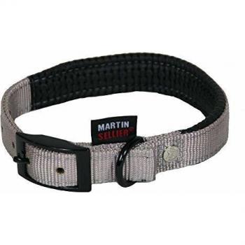 Collar Confort de Nylon para Perros Martin Sellier 20-45 cm Gris