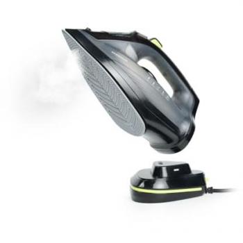 Plancha de Vapor Sin Cable 2 en 1 Stiron InnovaGoods 2400 W 20-30 g/min, doble orientación Horizontal/vertical, capacidad del depósito de agua de 320 ml, incluye base de carga y es adecuada