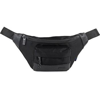 Jaslen Riñonera Deportiva para Hombre 312910, Color Negro con Cremallera
