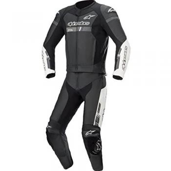 Traje de cuero Alpinestars GP Force Chaser 2 piezas Negro-Blanco Talla 60